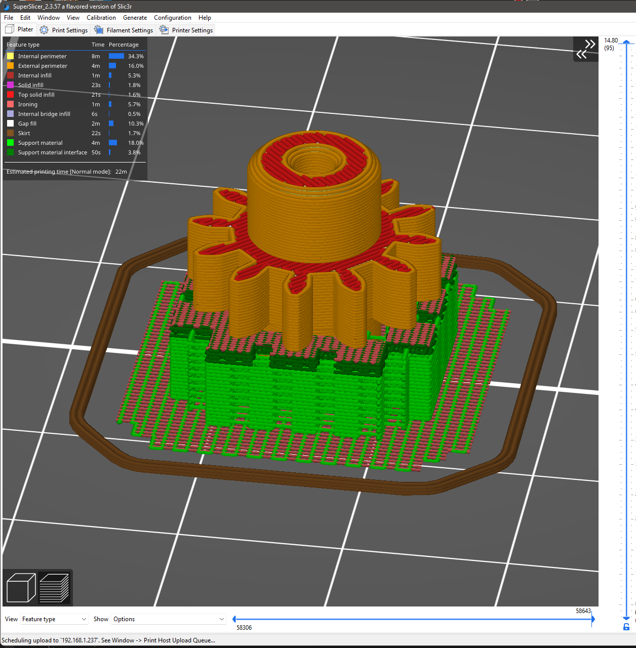 "Ironing" Support Interface Pattern Applied To Base Raft (should not be