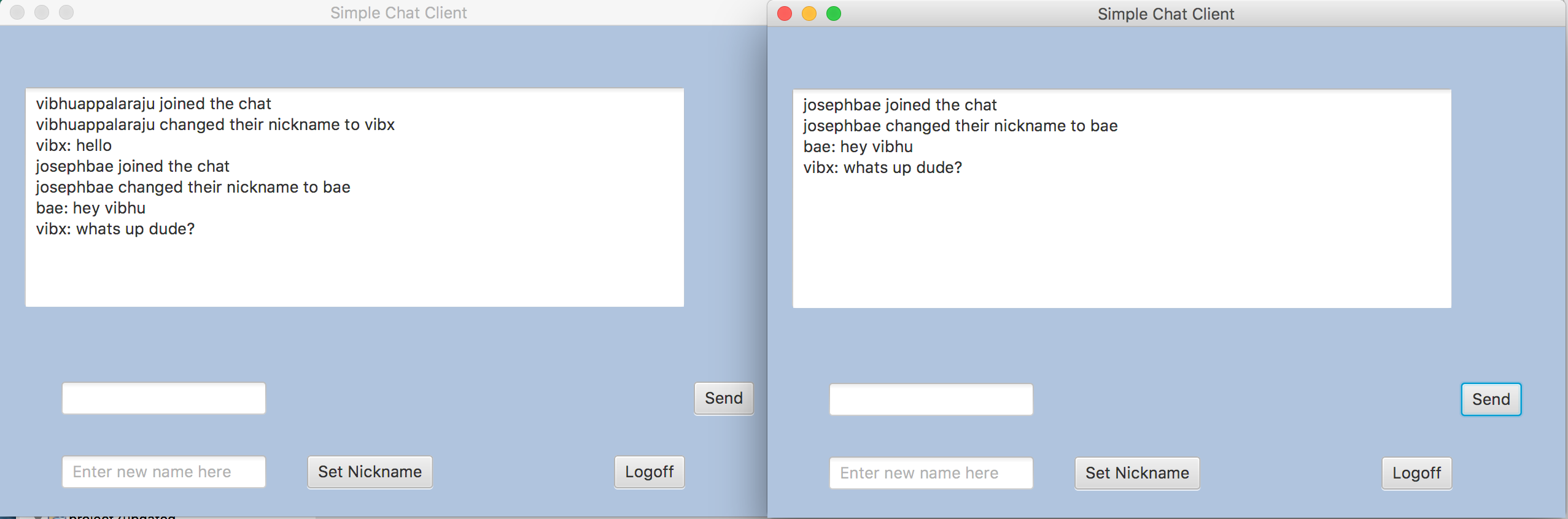 GitHub - vibhuappalaraju/Chat-Client-and-Server: Creating a chat system ...