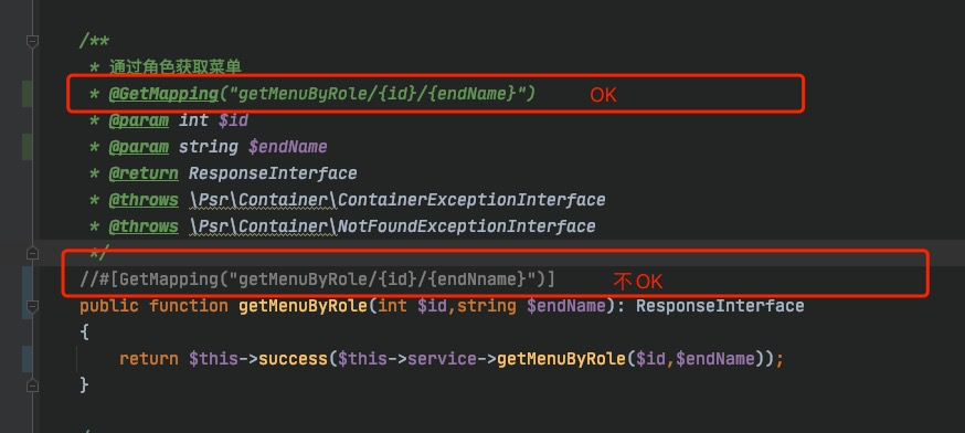[QUESTION] 8的注解不支持这种url获取参数吗??? · Issue #4714 · hyperf/hyperf · GitHub