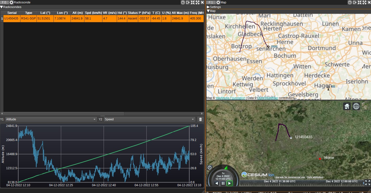 Bug in Radiosonde Module Speed/Heading Mixup · Issue 1527 · f4exb