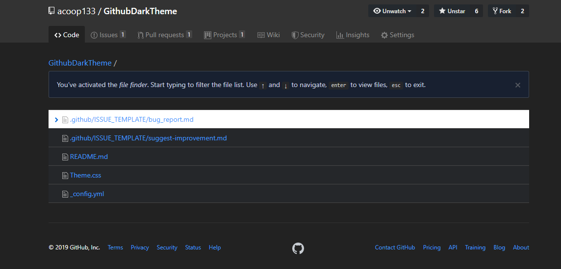 find page row has missing theme · Issue #53 · DarkThemeHub ...