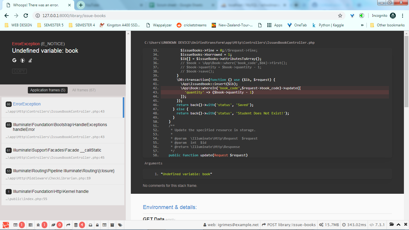 Cannot issue book to student from librarian account · Issue #74 ...