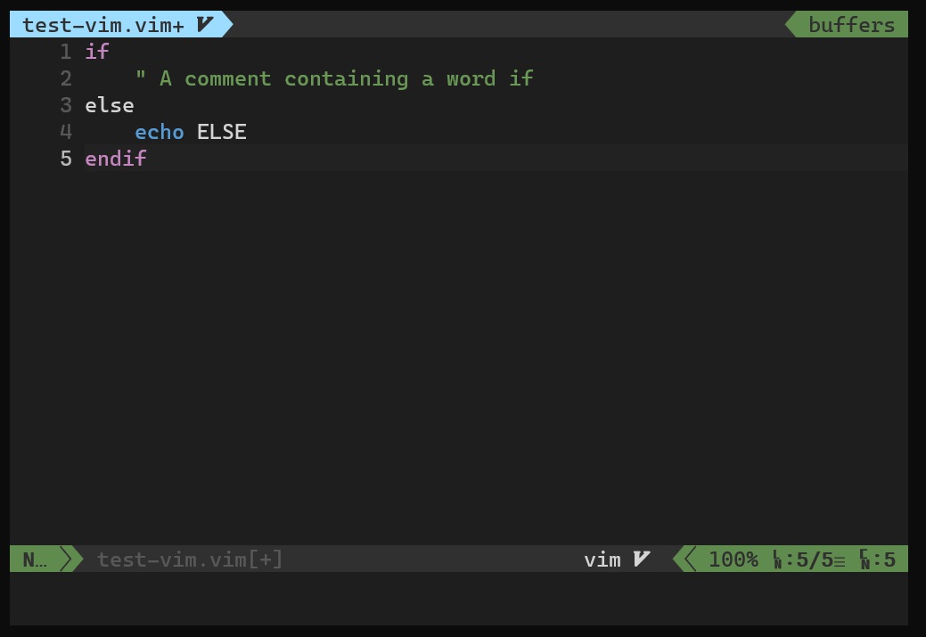 if statement parsed in a comment for VimL · Issue #1732 · nvim ...