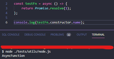 async functions constructor name are being interpreted as 'Function ...