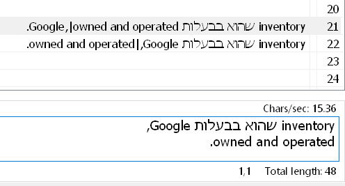 Slight problem with bidirectional text in list view · Issue #5204 ...
