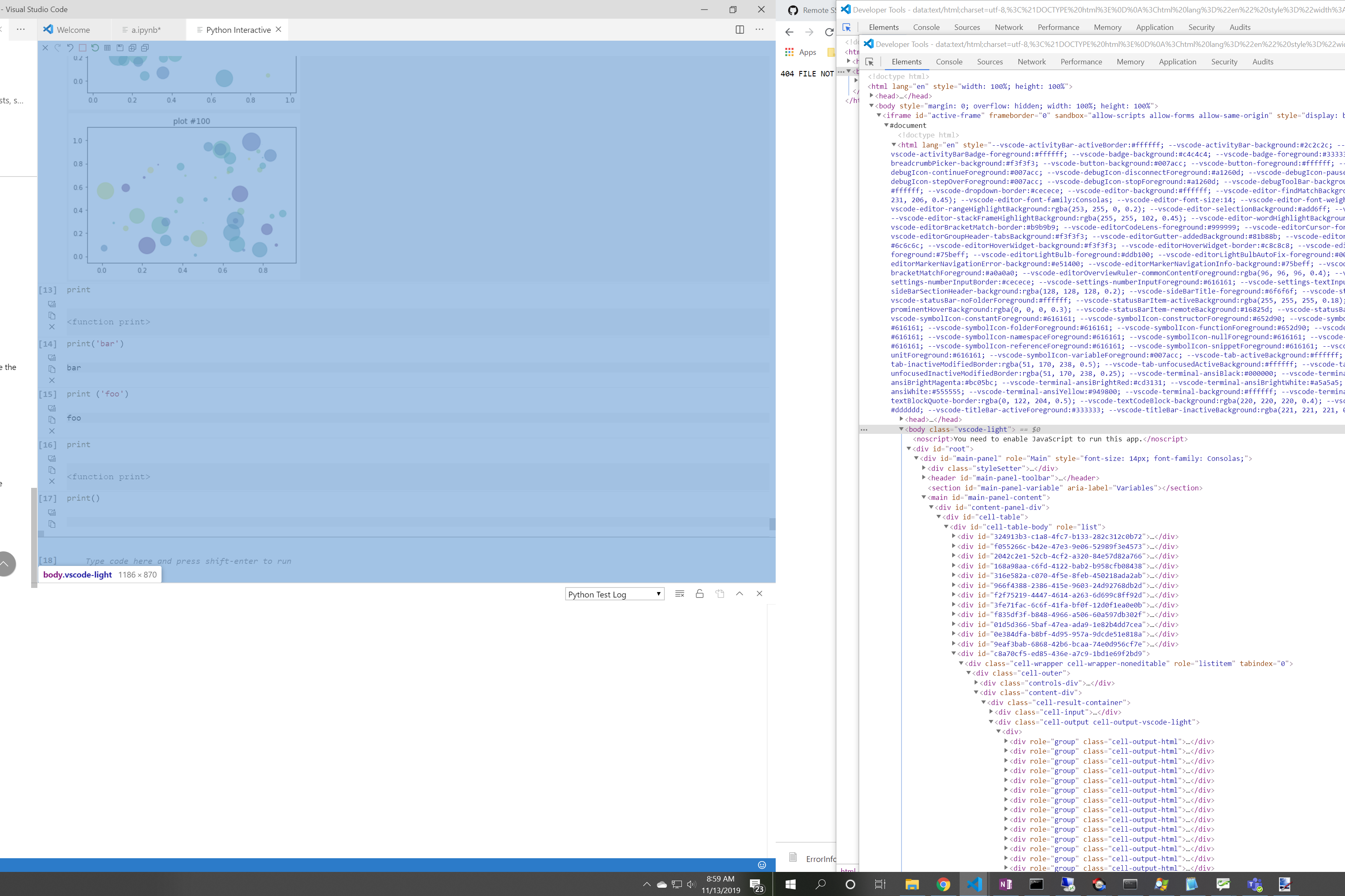Python Interactive Window container itself is scrolling · Issue #2730 ...