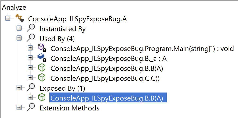 Constructors having a type passed in as parameter shown in that type's ...
