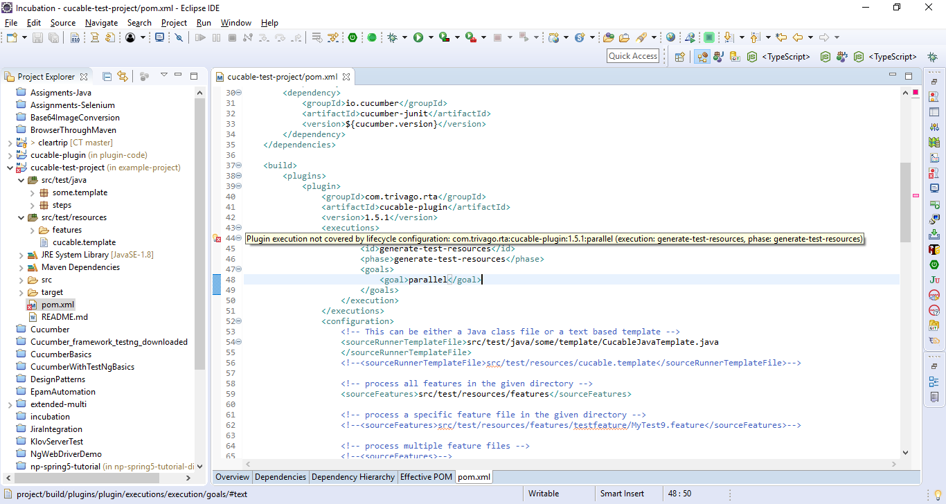 Your Example project throwing error in pom in eclipse · Issue #111 ...