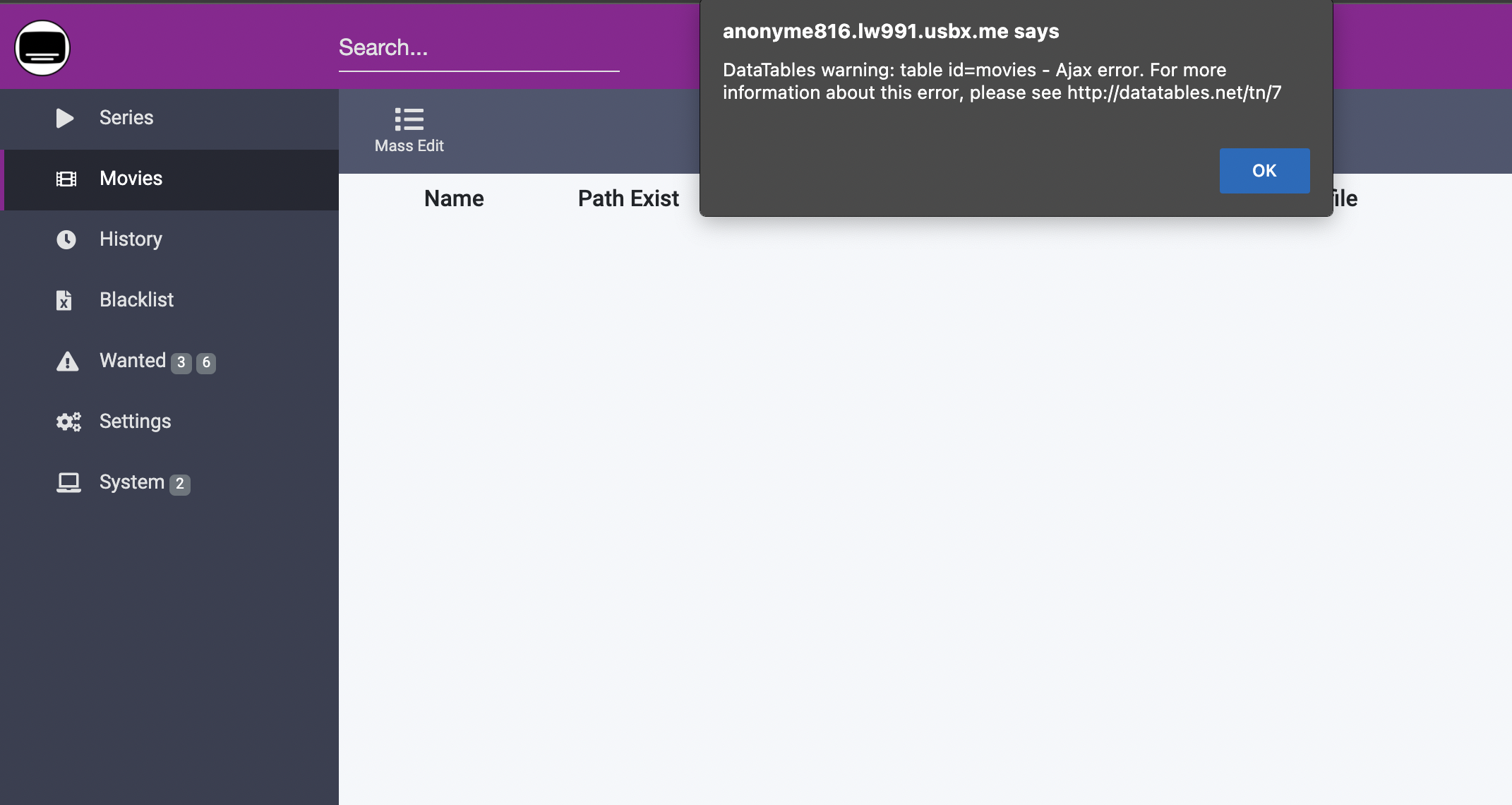 Table view for movies broken · Issue #1309 · morpheus65535/bazarr · GitHub