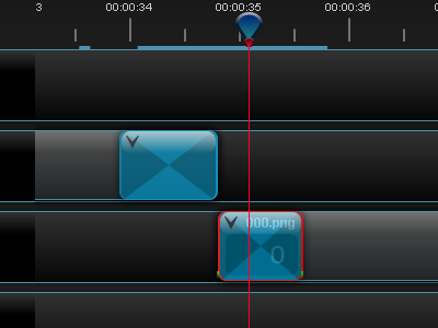 OpenShot stairs stacking