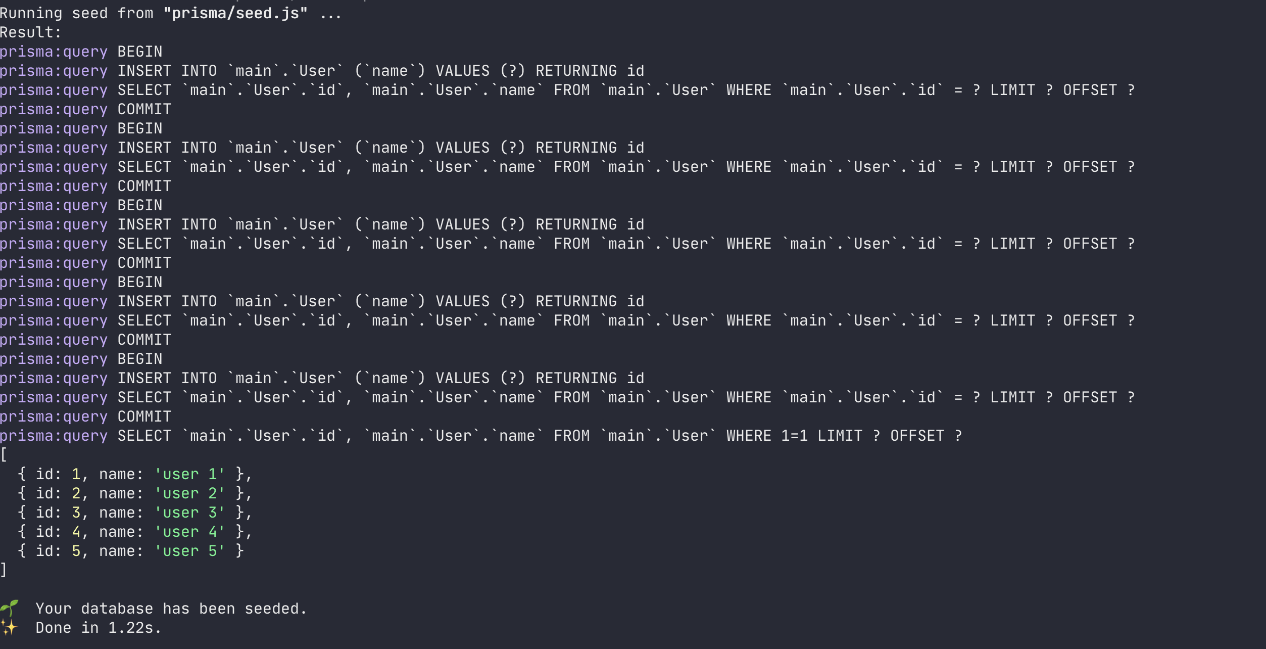 database seeding doesnt function · Issue #8323 · prisma/prisma · GitHub