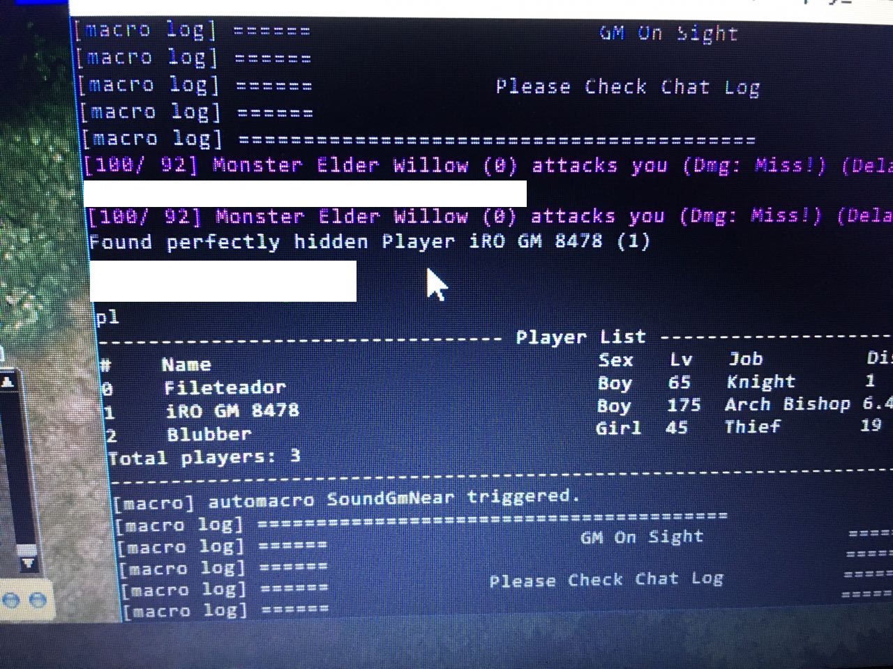 How To Recognize Gm On Re Start Issue 1308 Openkore Openkore Github