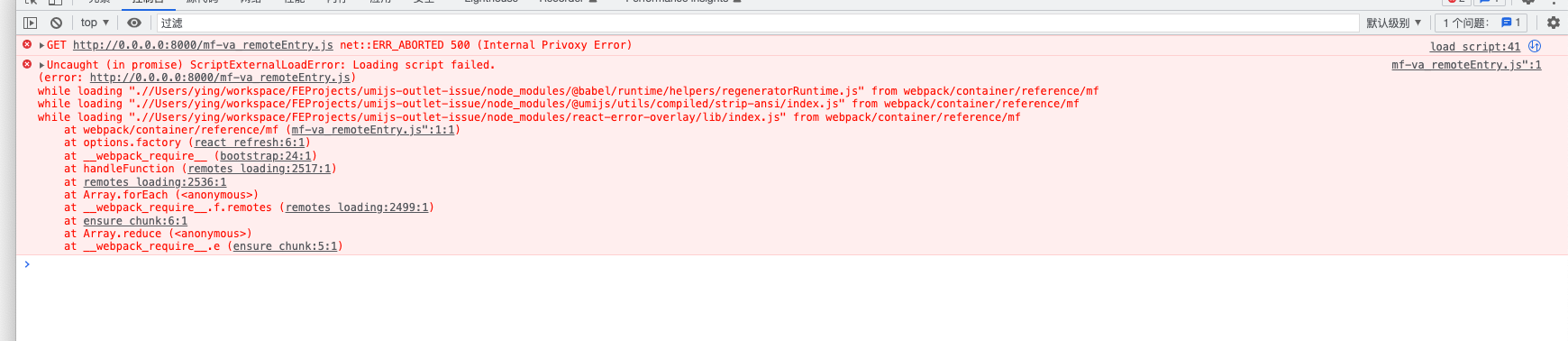 [Bug] 升级4.0.10后直接打不开项目了 · Issue #8865 · umijs/umi · GitHub