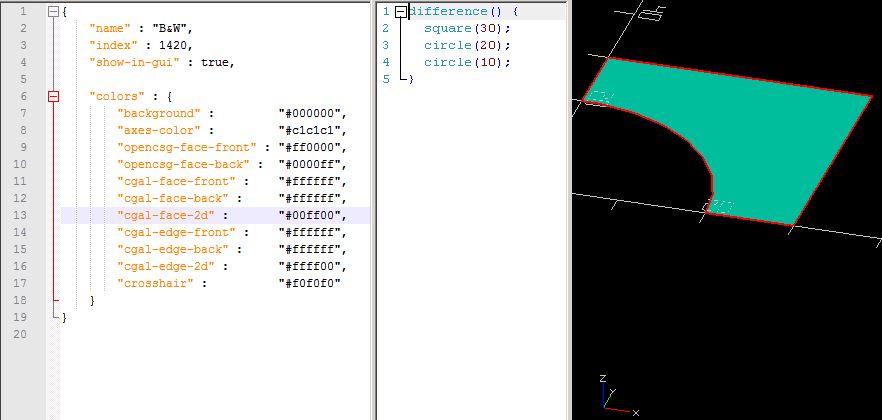 Color Scheme - not used for 2D Render? · Issue #3310 · openscad ...