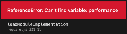 Can't find variable: performance - sentry-expo - v38 · Issue #10260 ...