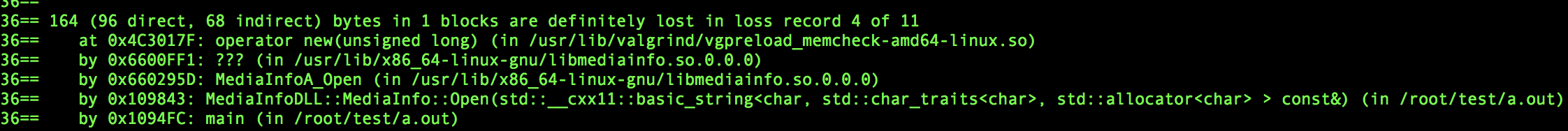 memory leak · Issue #379 · MediaArea/MediaInfo · GitHub