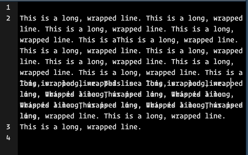 Ace rendering error when pasting long wrapped line · Issue #6457 ...
