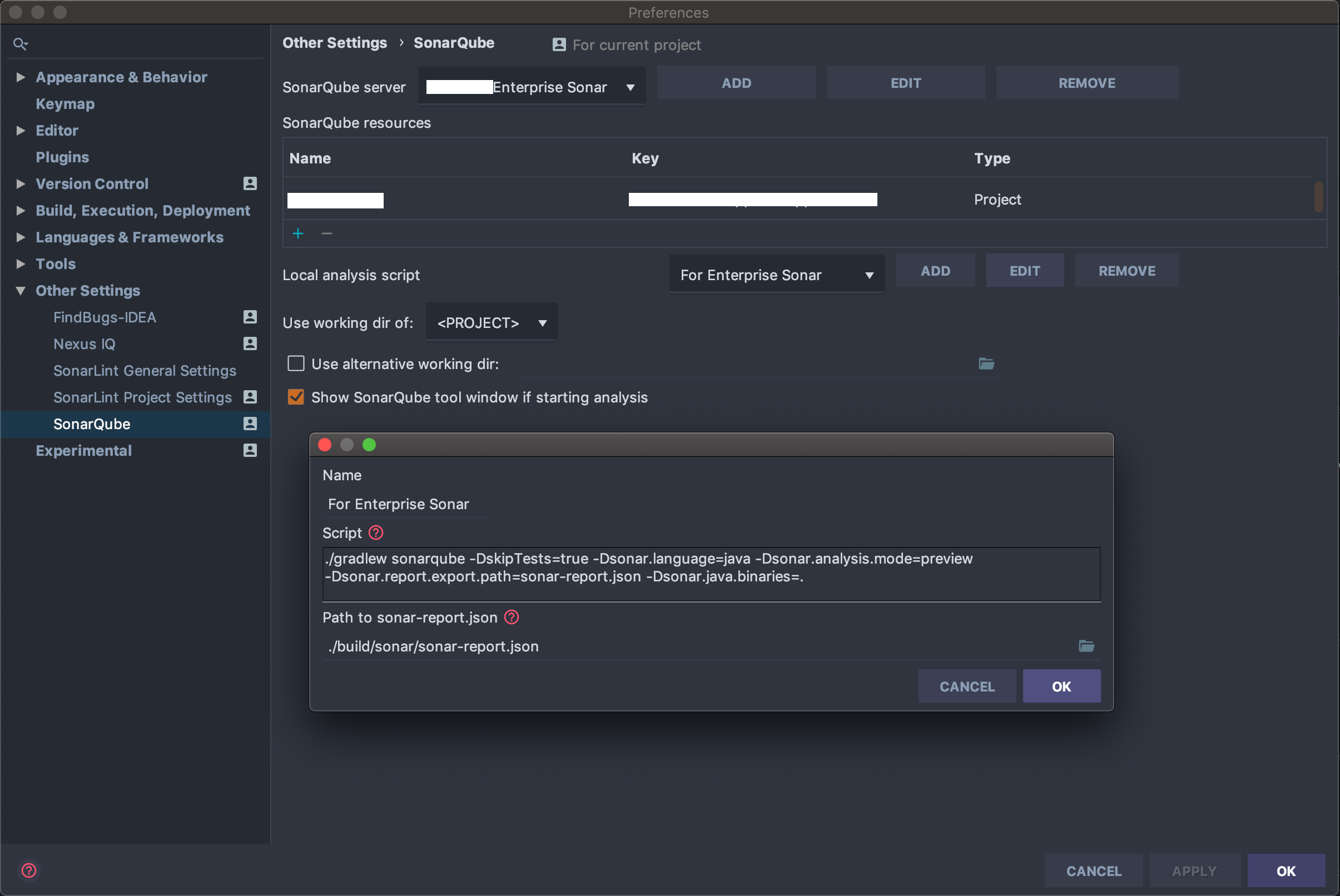 SonarQube Community Plugin for IntelliJ is no longer supporting local ...