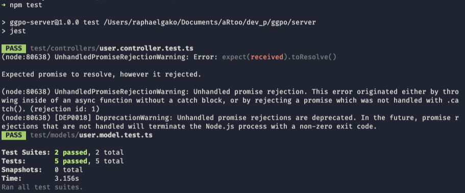 promise test not showing the correct information · Issue #256 · jest ...