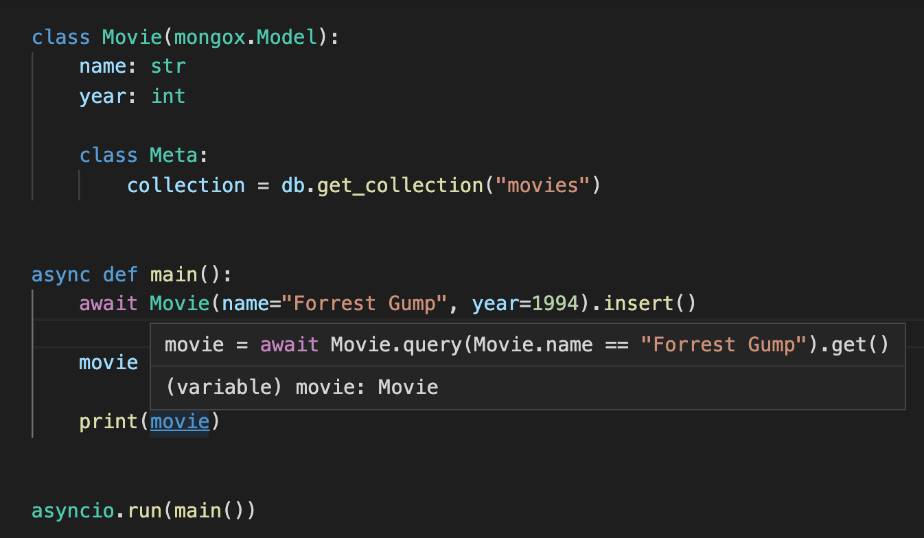 MongoX get screenshot