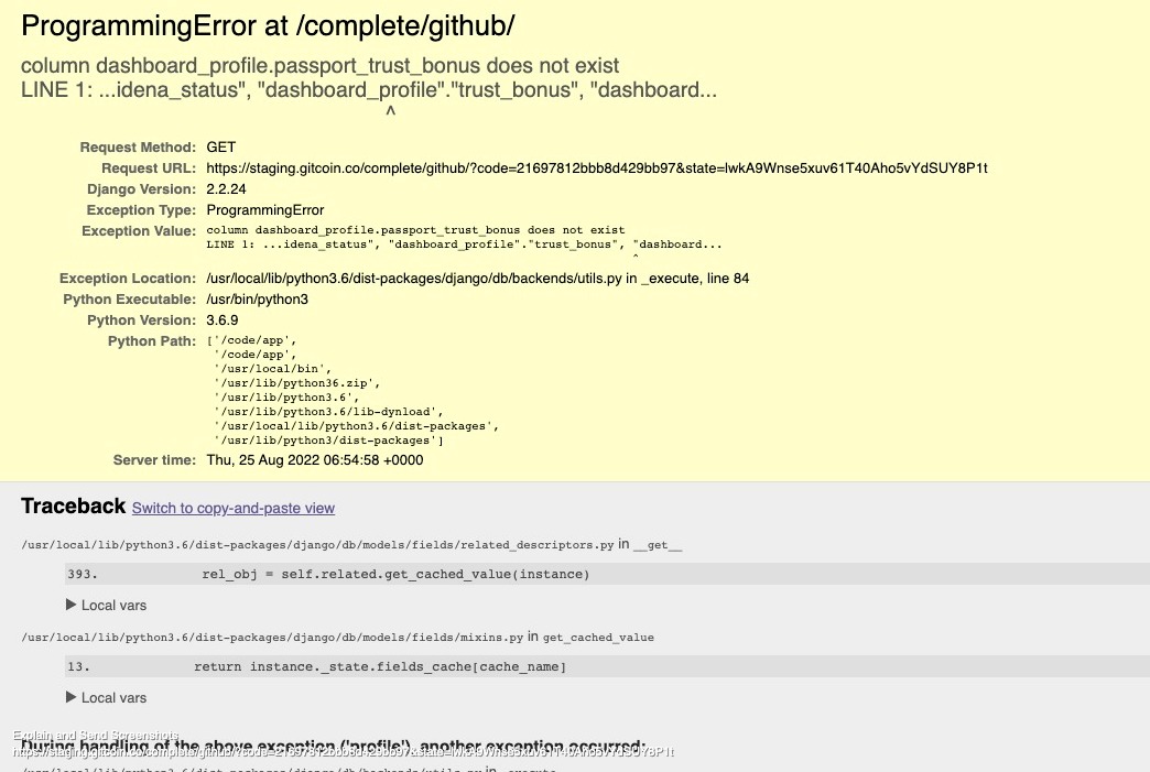 error