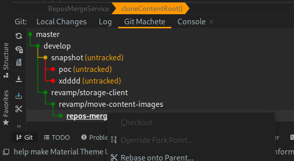 Context menu out of screen · Issue #683 · VirtusLab/git-machete ...