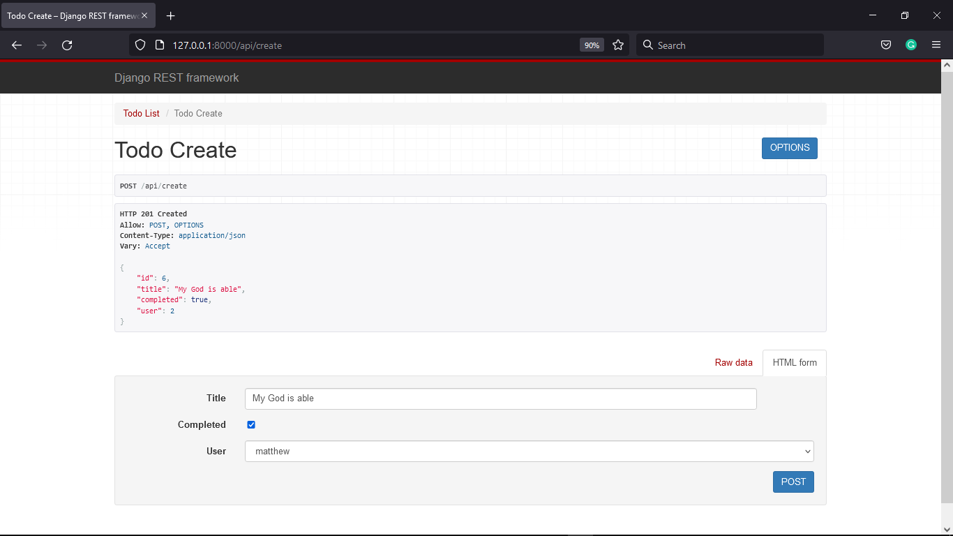 GitHub - mat6plus/todoAPICodacy: A simple Django Rest Framework todo API
