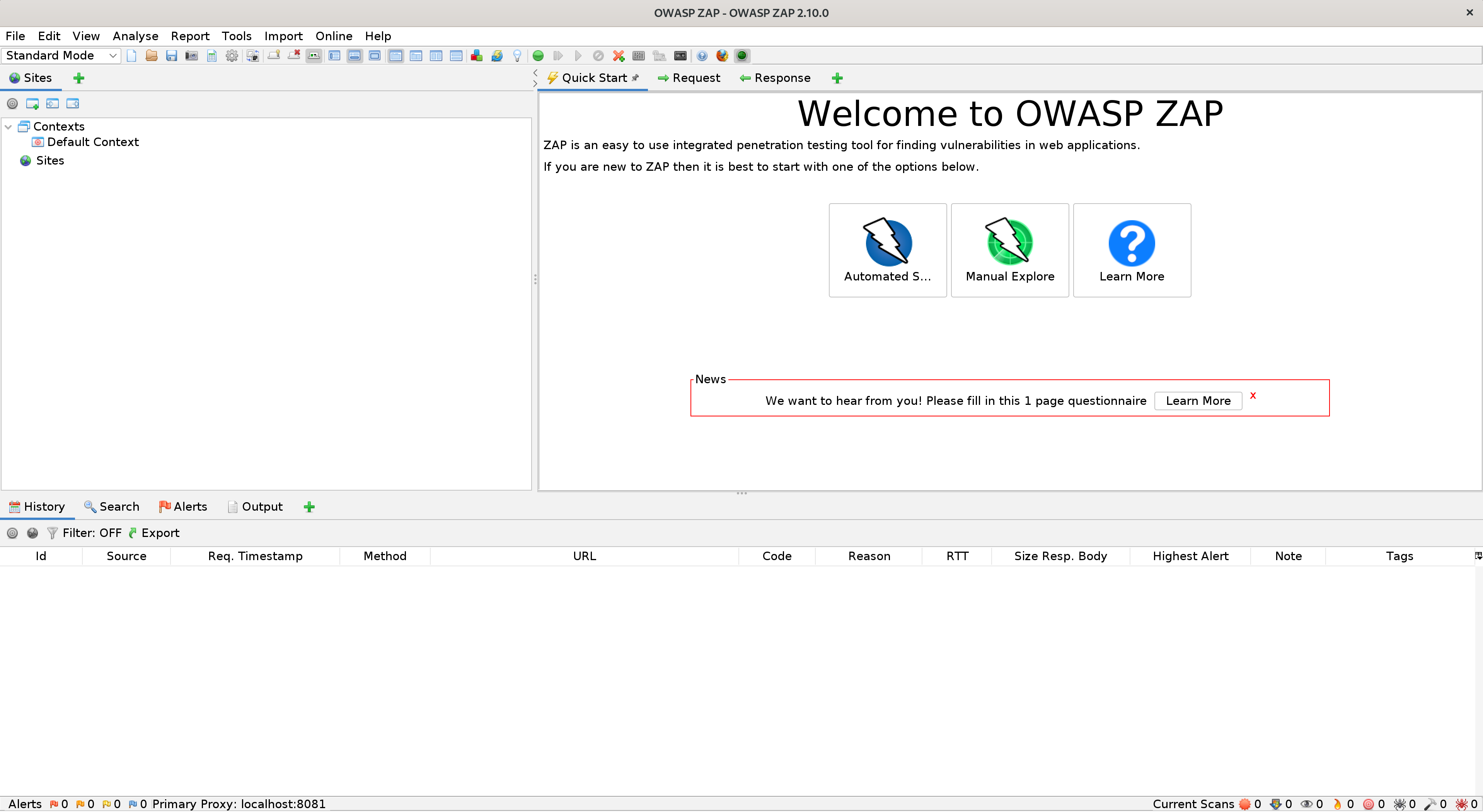 Toolbar and Footer are tiny · Issue #6382 · zaproxy/zaproxy · GitHub