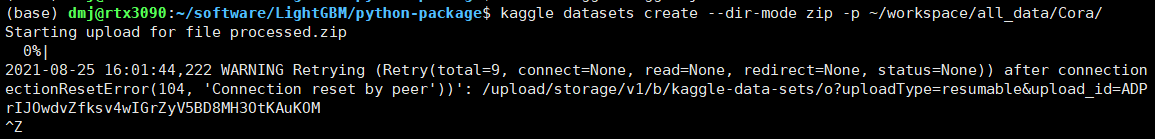 when I upload dataset I get stuck · Issue #376 · Kaggle/kaggle-cli · GitHub