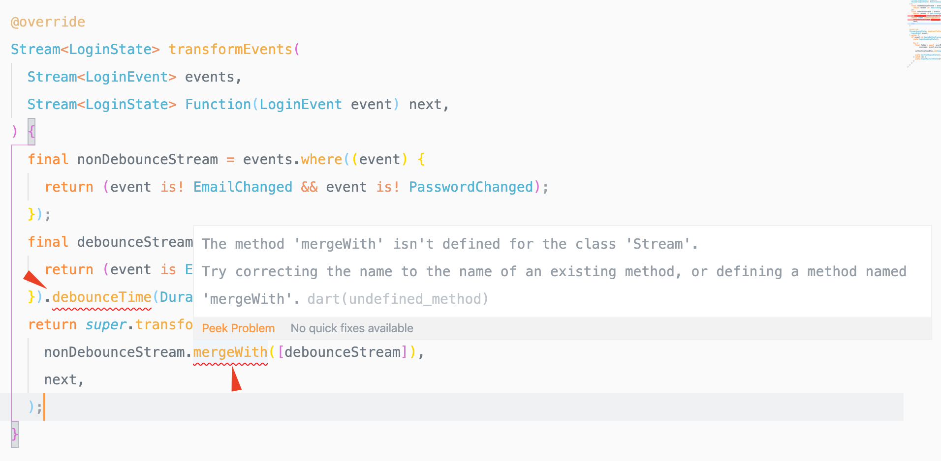 debounceTime and mergeWith not working · Issue 772 · felangel/bloc