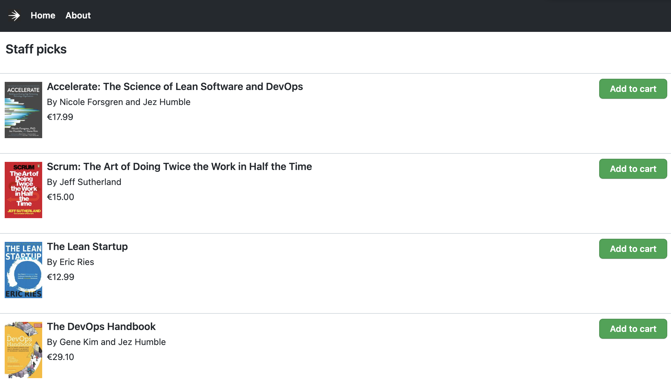 GitHub - bas/staff-picks: Simple static web app using react and nextjs ...