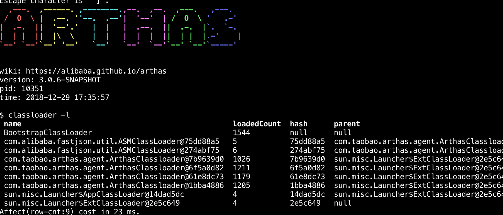 arthas shutdown不会卸载arths加载的类 · Issue #415 · alibaba/arthas · GitHub