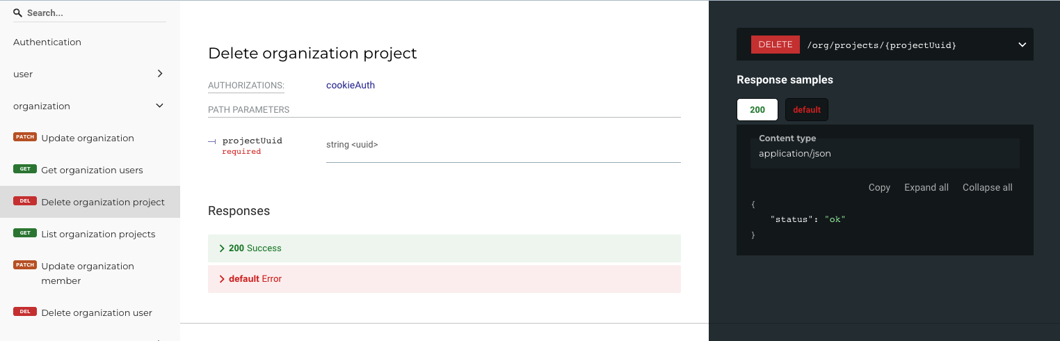feat: add delete project backend by rephus · Pull Request #1567 ...