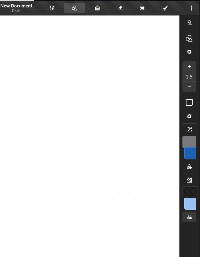 UI toolbar buttons should not use "raised" style · Issue 349 · flxzt