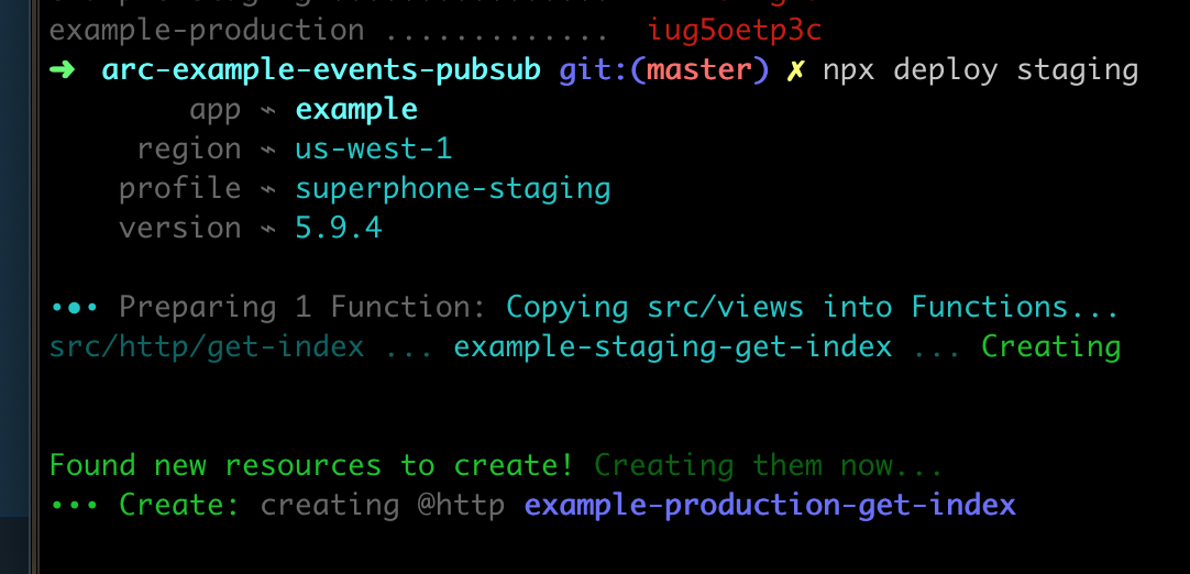 Standardize lambda name generation between create and deploy commands