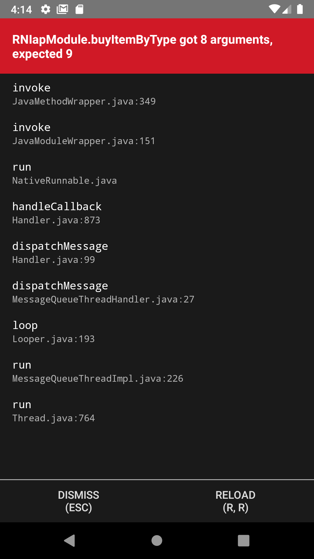RNIapModule.buyItemByType got 8 arguments, expected 9 · Issue #1180 ...