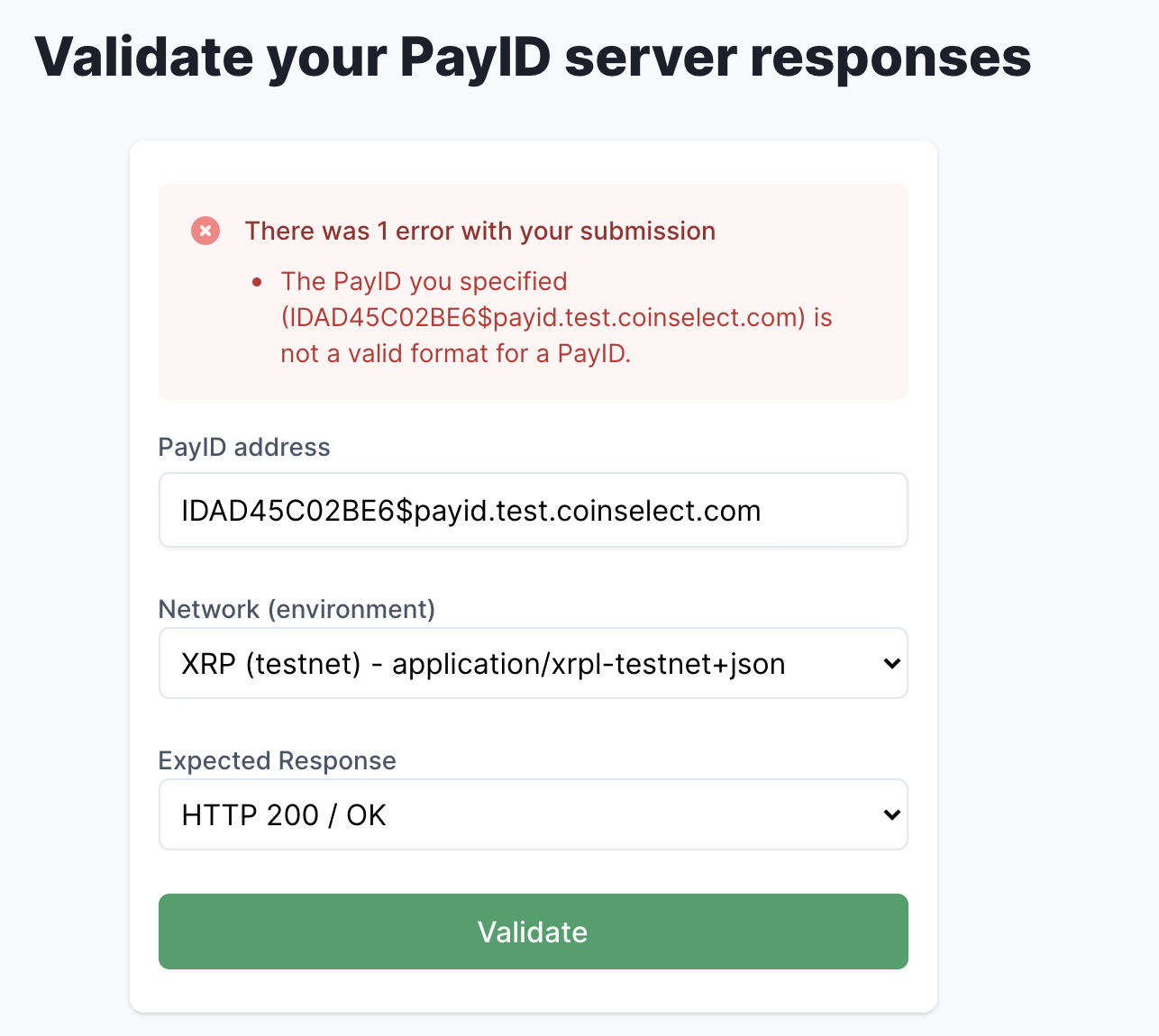 PayID with capital letter fails format check · Issue #16 · rswarthout ...
