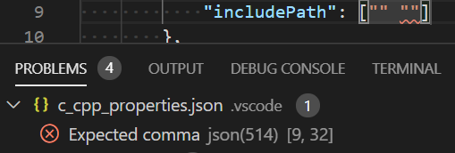 c_cpp_peroperty.json error when i change include path · Issue #5837 ...