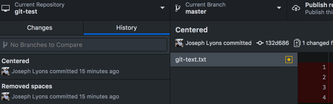 Can't View History After Deleting Branch While in "Behind" / "Ahead ...