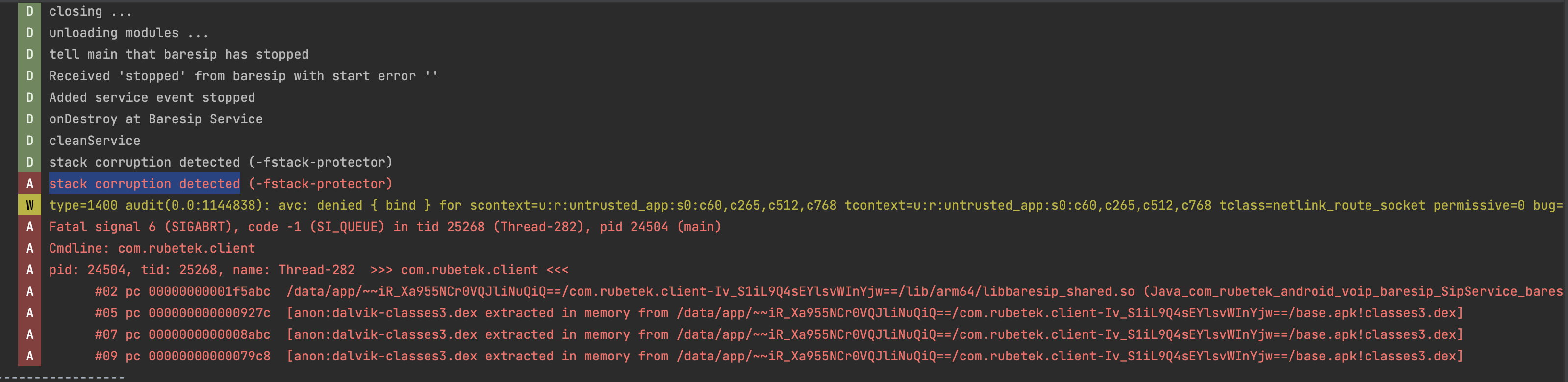 stack corruption detected (-fstack-protector) · Issue #296 · juha-h ...