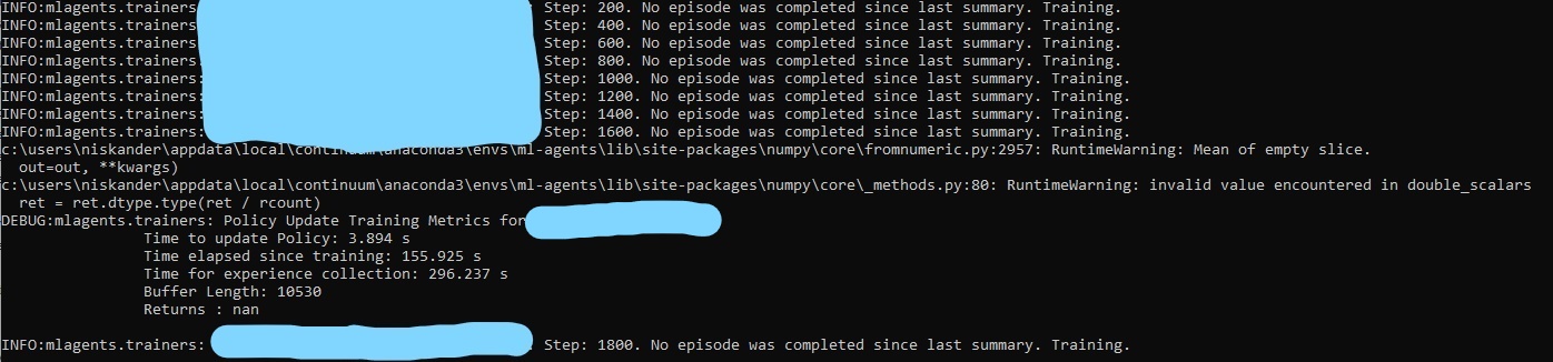 Resetting agents to get rid of mean reward nan error · Issue #2899 ...