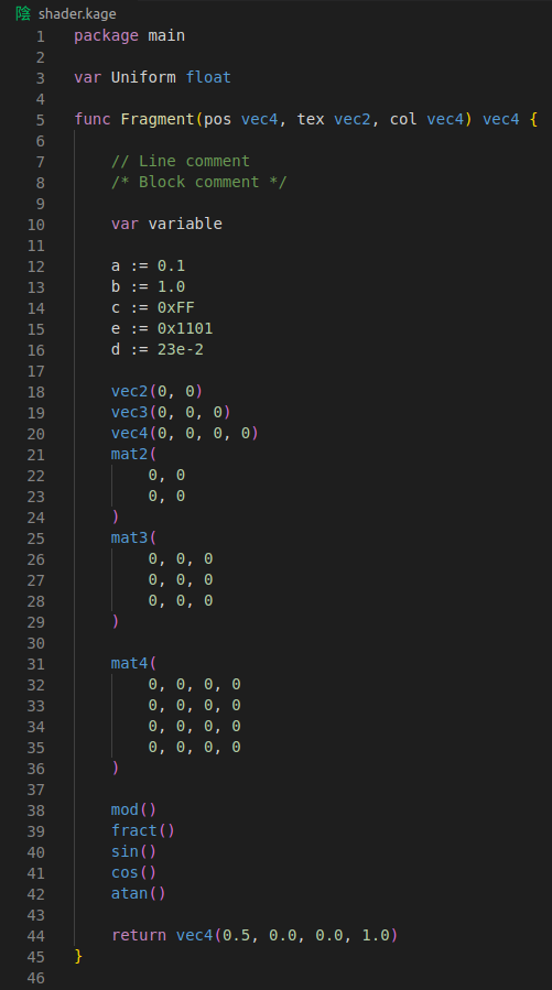 feature-syntax