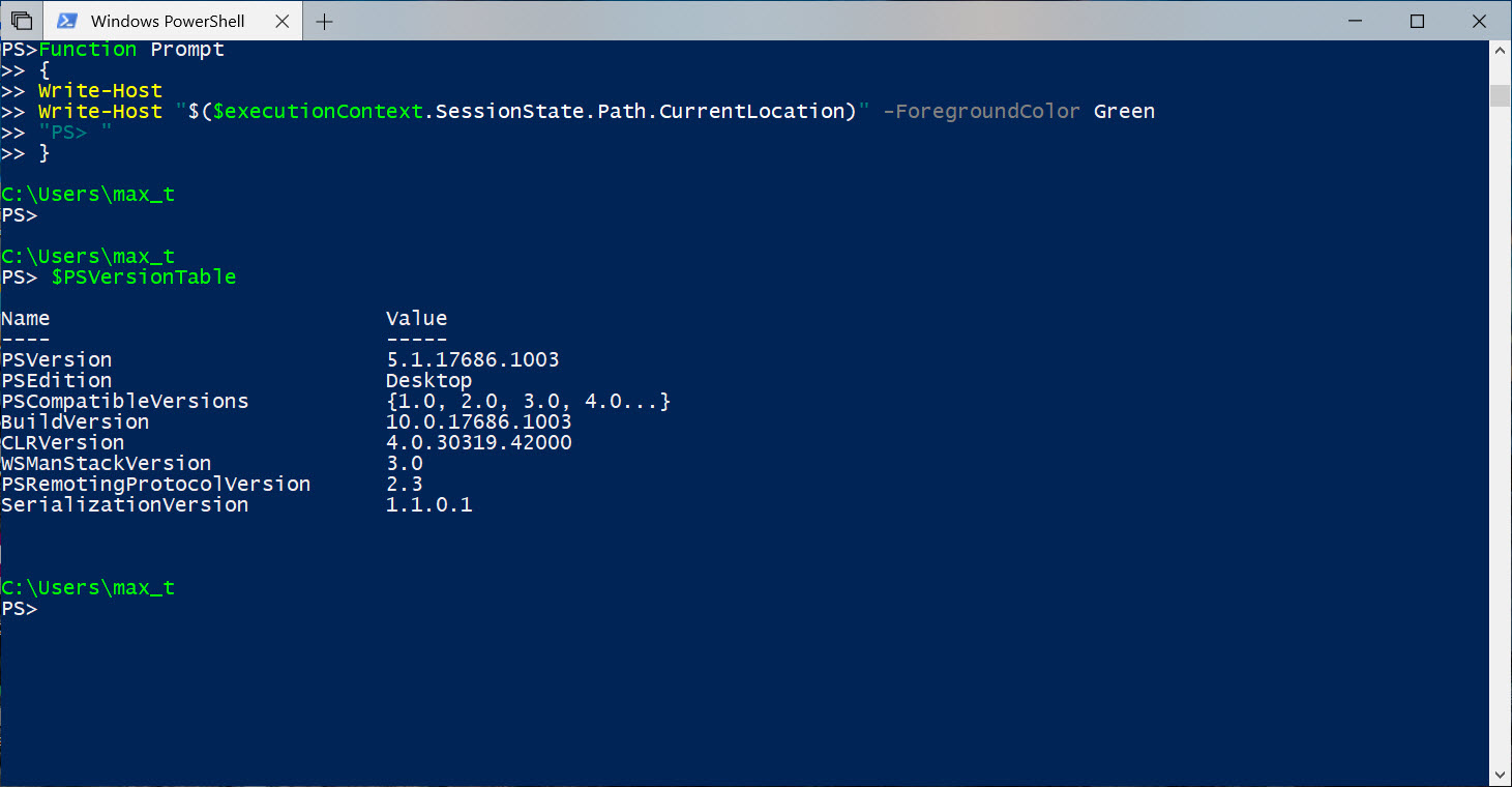 Prompt Function in $PROFILE works incorrectly · Issue #7056 ...
