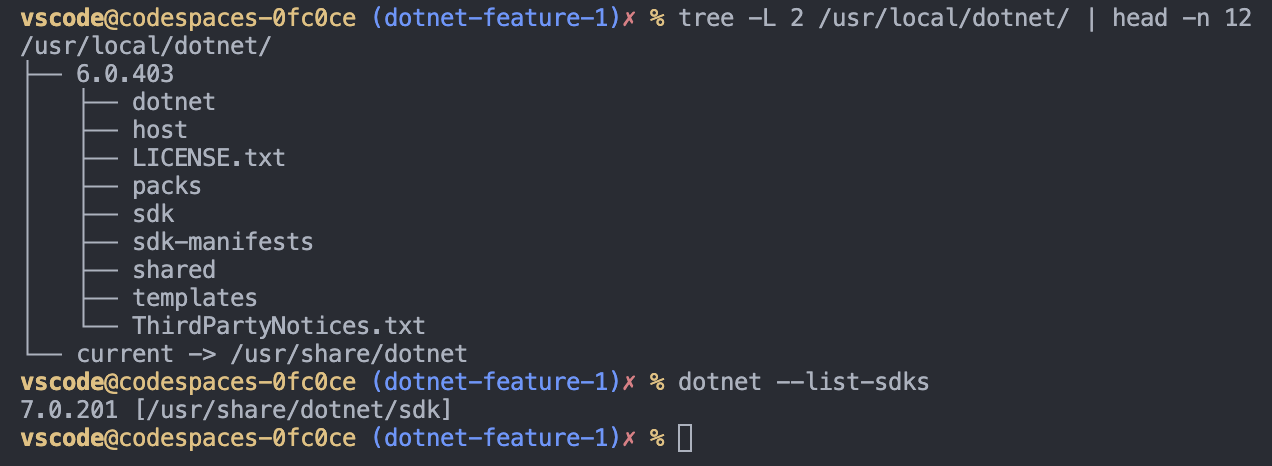 Old feature makes two installations