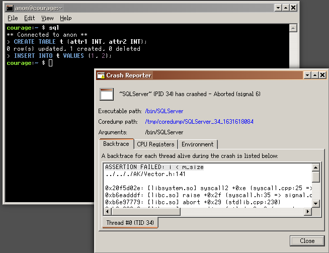 SQLServer: crash on insertion into a newly-created table · Issue #10028 ...