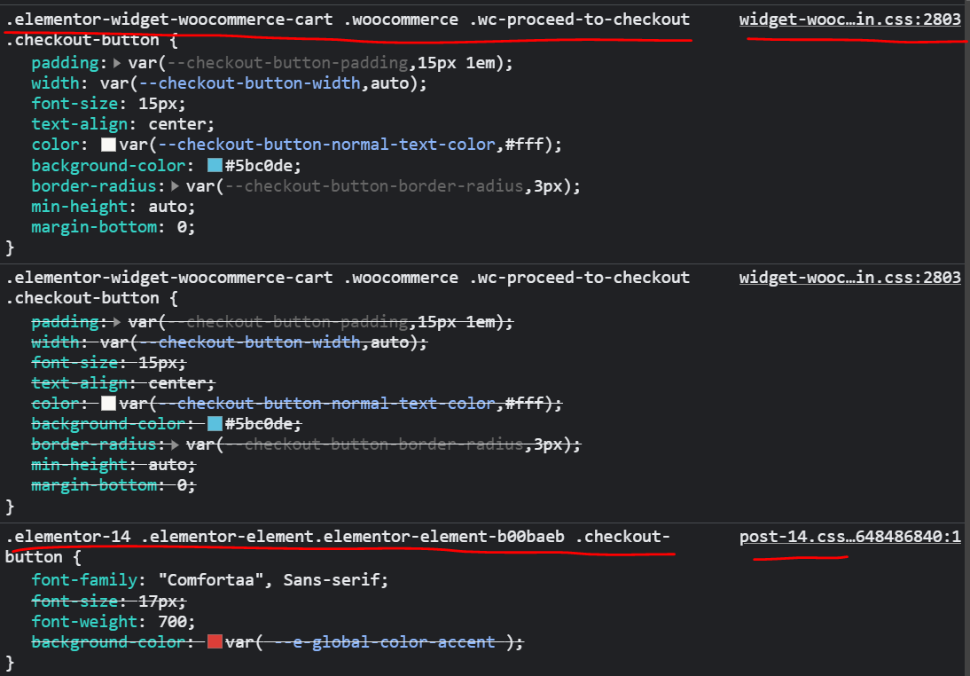 Elementor Cache Css Broken Example 🐞 Bug report: Elementor PRO (Woocommerce) Widgets styling not applied ...