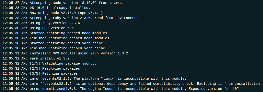 [Ask] Minimum node version? · Issue #1260 · cornerstonejs ...