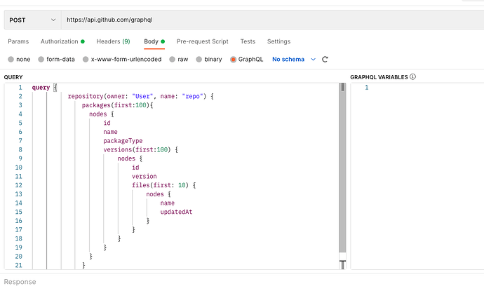 How to list packages and versions in github package registry ...