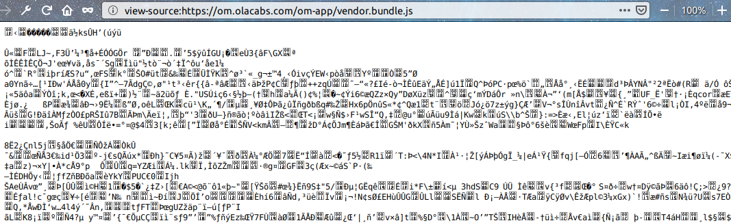 Om Olacabs Com Gzipped Script Files Do Not Get Parsed Issue Webcompat Web Bugs Github